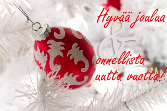 Hyvää joulua & onnellista uutta vuotta!