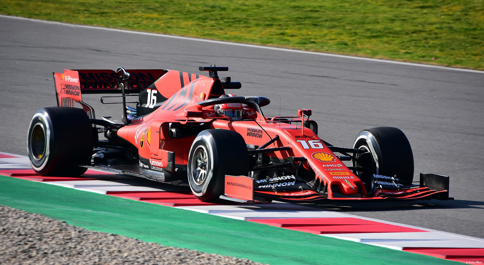 Charles Leclerc Barcelonan talvitesteissä helmikuussa 2019. Kuva: © 2019 Artes Max / Flickr.com.