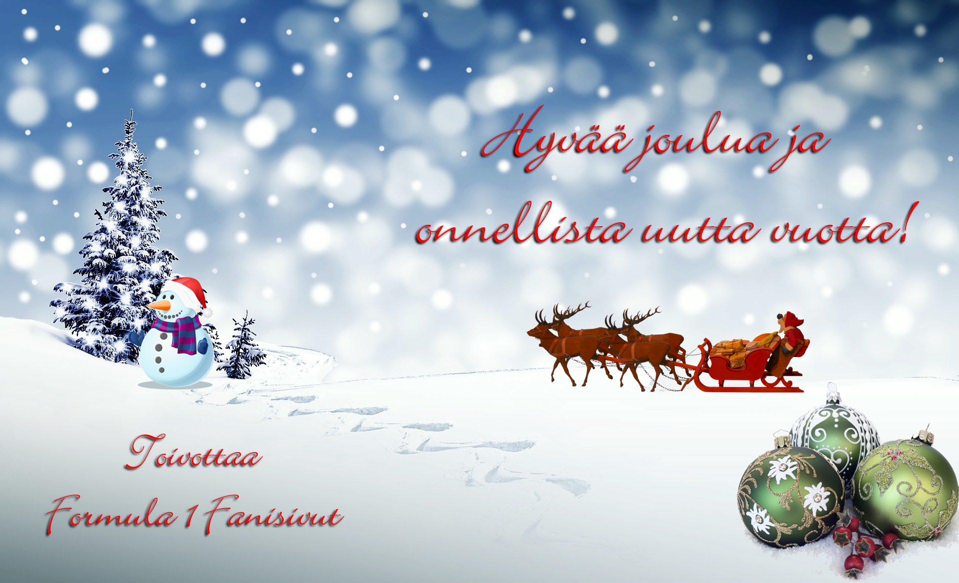 Hyvää joulua ja onnea vuodelle 2022! Kuva: © Pixabay.com.